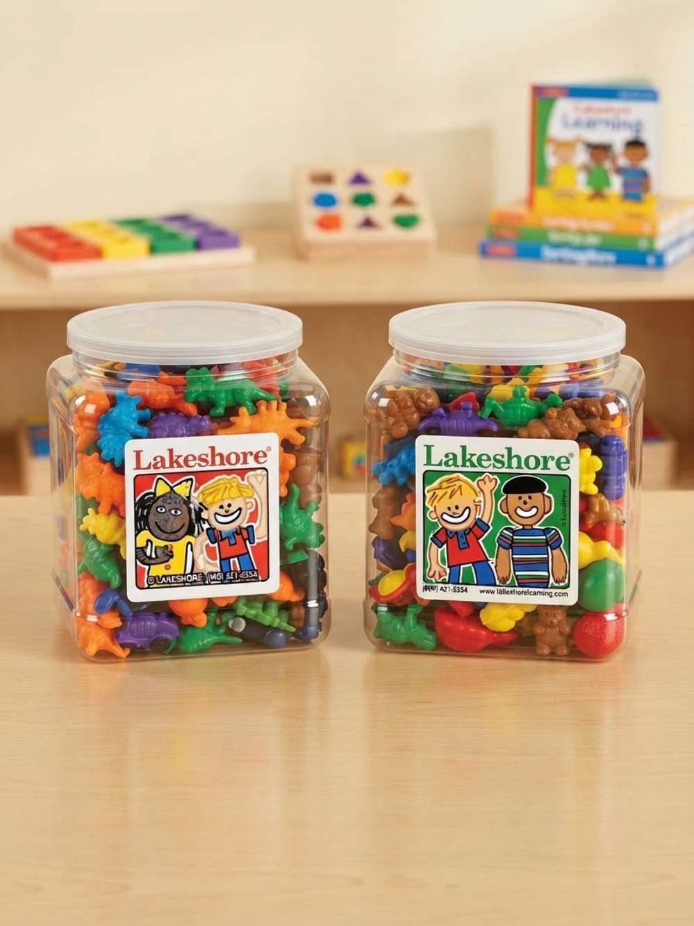 Lakeshore Multicolor Counting Animals Dinosaurs Assorted FUN LEARNING SCHOOL